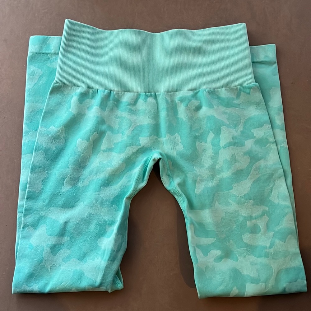 NVGTN Camo Seamless Legging - Mint